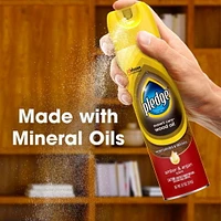 Pledge® Furniture Polish Spray, Moisturizing Oil for Wood, Amber and Argan Scent 275g, 275g