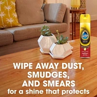 Pledge® Furniture Polish Spray, Moisturizing Oil for Wood, Amber and Argan Scent 275g, 275g