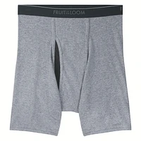 Fruit of the Loom Men's CoolZone Black & Grey Boxer Briefs, 4-Pack, Sizes: S-XL