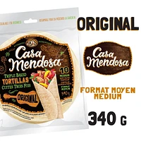 Casa Mendosa Original 7" Medium Tortillas, 10 ct, 340 g