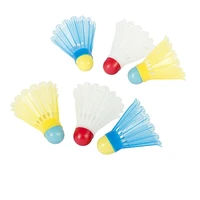 EastPoint Coloured Shuttlecocks, Pack of 6