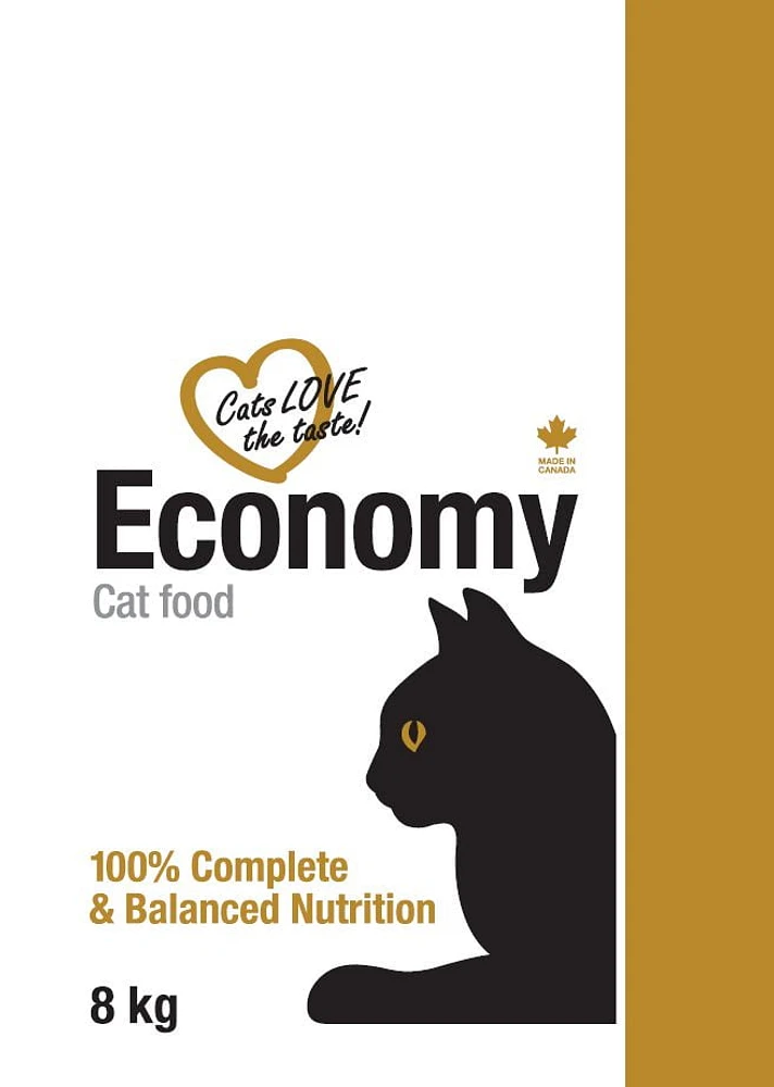 Economy Cat Food, 8 Kg (17.7 lb)