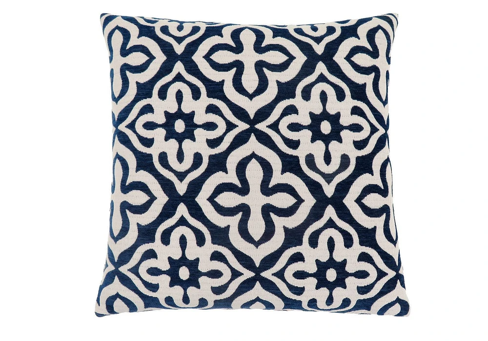 Monarch Specialties Pillows, 18 X 18 Square, Insert Included, Decorative Throw, Accent, Sofa, Couch, Bedroom, Polyester, Hypoallergenic, Blue, Modern