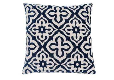 Monarch Specialties Pillows, 18 X 18 Square, Insert Included, Decorative Throw, Accent, Sofa, Couch, Bedroom, Polyester, Hypoallergenic, Blue, Modern