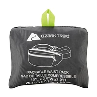 PACKABLE WAIST PACK, Packable Zippered Waist Pack