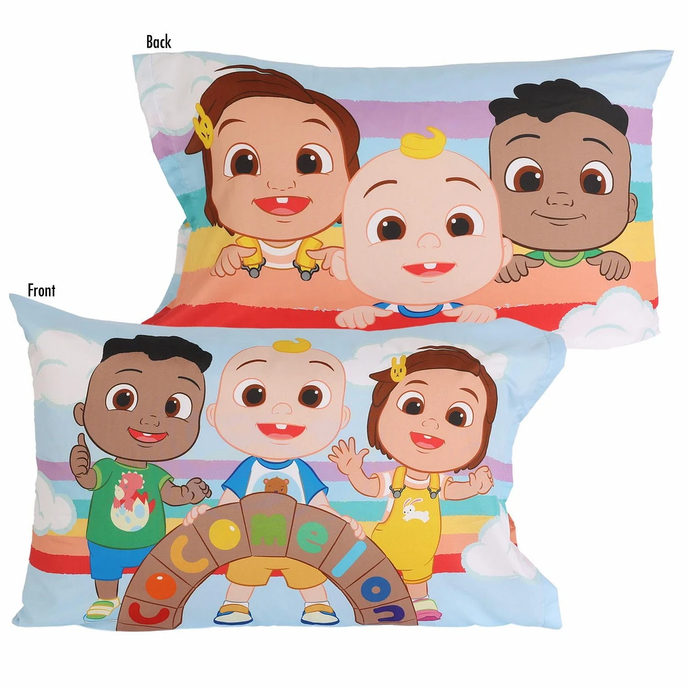 Cocomelon 4-Piece Twin Bedding Set