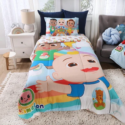 Cocomelon 4-Piece Twin Bedding Set