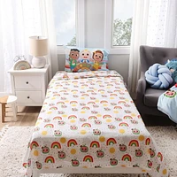 Cocomelon 4-Piece Twin Bedding Set