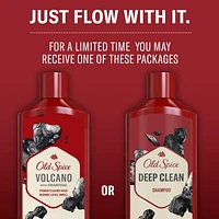 Old Spice Deep Clean Shampoo for Men with Charcoal, Fresh and Clean Scent, Removes Built Up Dirt and Oil, 400ML