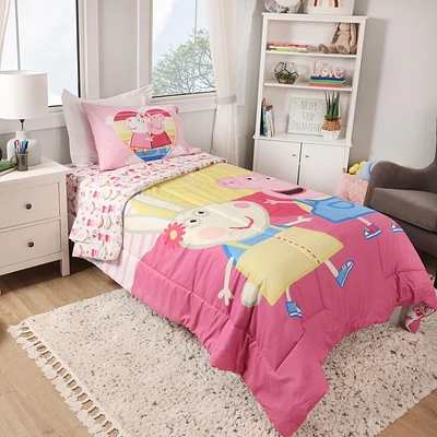 Peppa Pig 4-Piece Twin Bedding Set