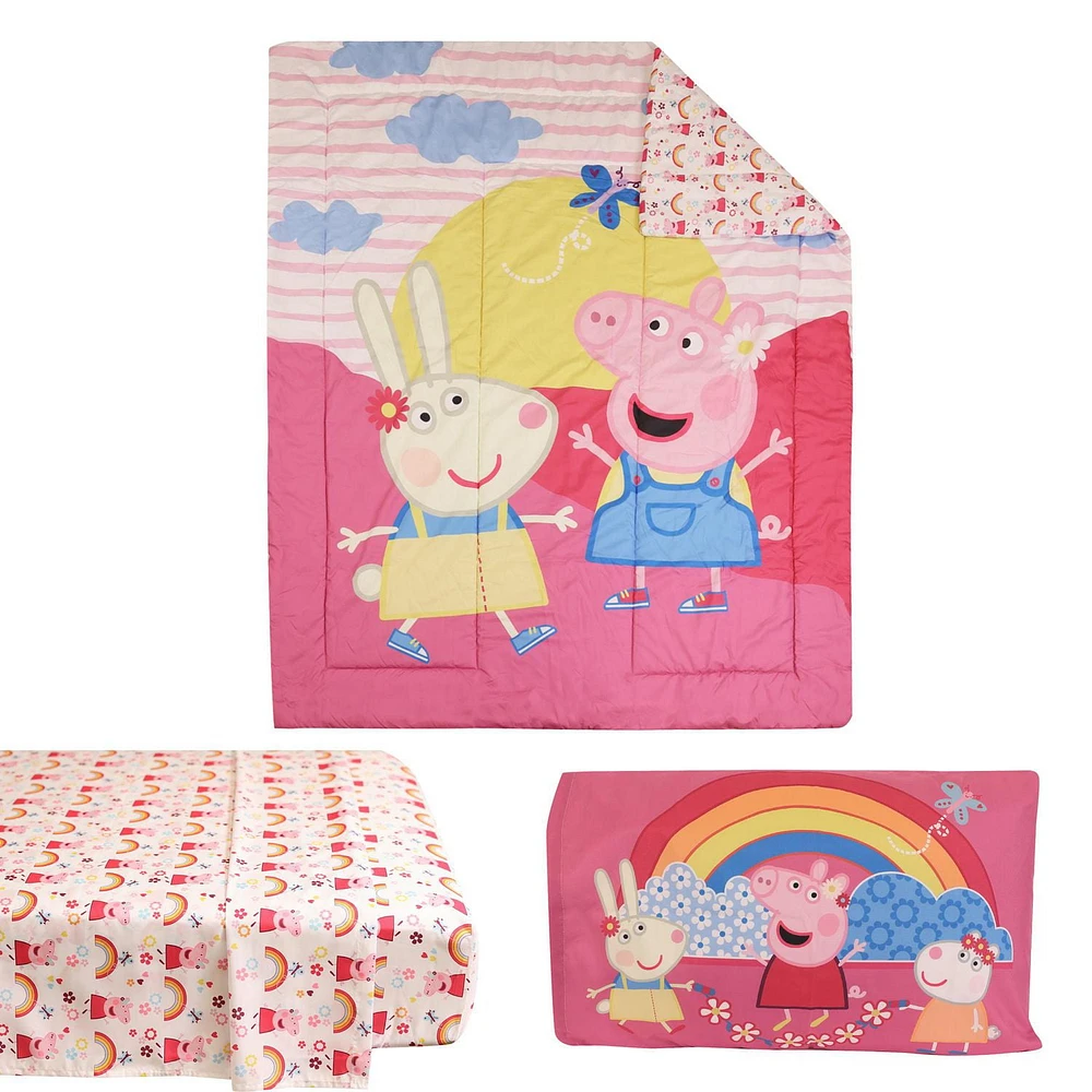 Peppa Pig 4-Piece Twin Bedding Set