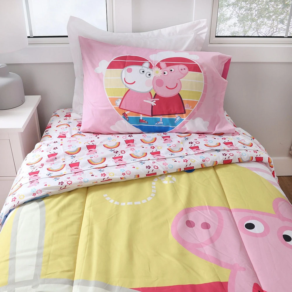 Peppa Pig 4-Piece Twin Bedding Set