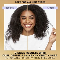 Shampooing Pantene Pro-V Miracles Définition des boucles et éclat Noix de coco + karité, sans sulfate 400ML