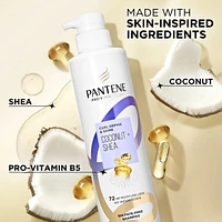 Shampooing Pantene Pro-V Miracles Définition des boucles et éclat Noix de coco + karité, sans sulfate 400ML