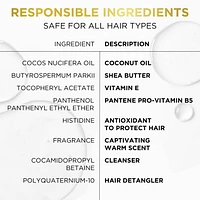 Shampooing Pantene Pro-V Miracles Définition des boucles et éclat Noix de coco + karité, sans sulfate 400ML