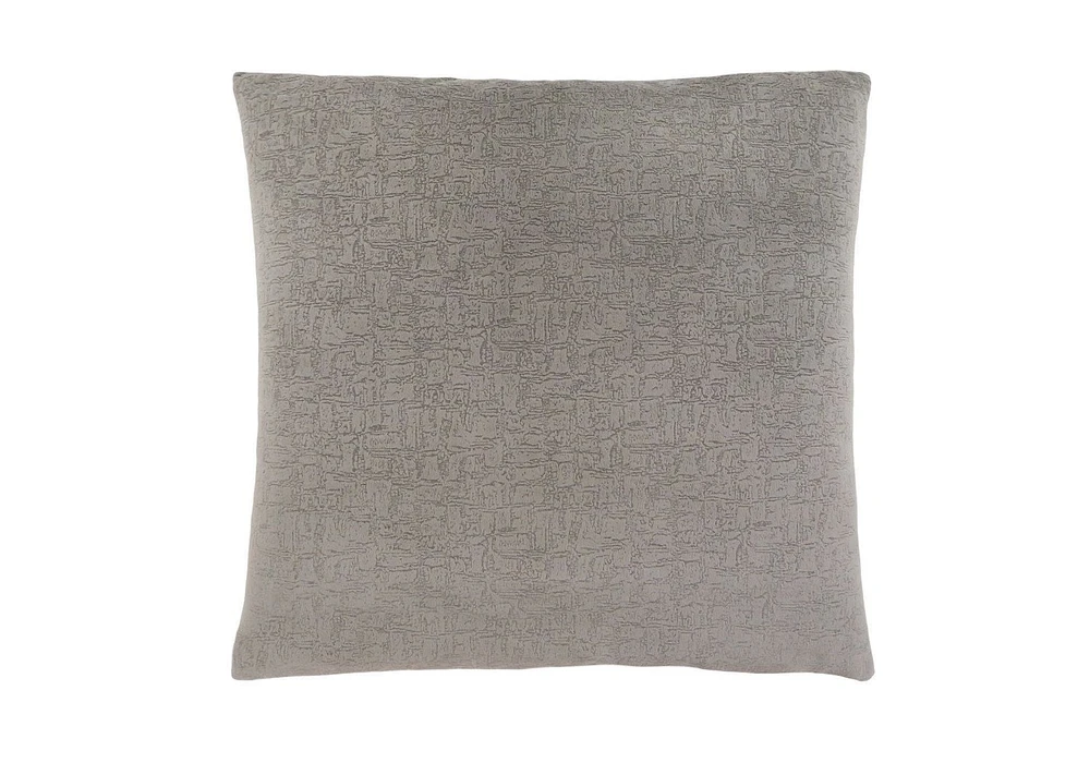 Monarch Specialties Pillows, 18 X 18 Square, Insert Included, Decorative Throw, Accent, Sofa, Couch, Bedroom, Polyester, Hypoallergenic, Grey, Modern