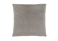 Monarch Specialties Pillows, 18 X 18 Square, Insert Included, Decorative Throw, Accent, Sofa, Couch, Bedroom, Polyester, Hypoallergenic, Grey, Modern