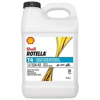 Shell Rotella T4 15W40  Diesel Engine Oil 9.5L Jug, Rotella T4 15W40 9.5L