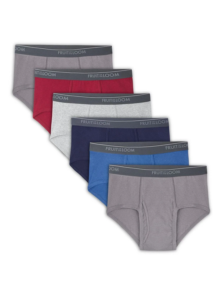 Fruit of the Loom Men's Fashion Briefs, 6-Pack, Sizes: S - XL