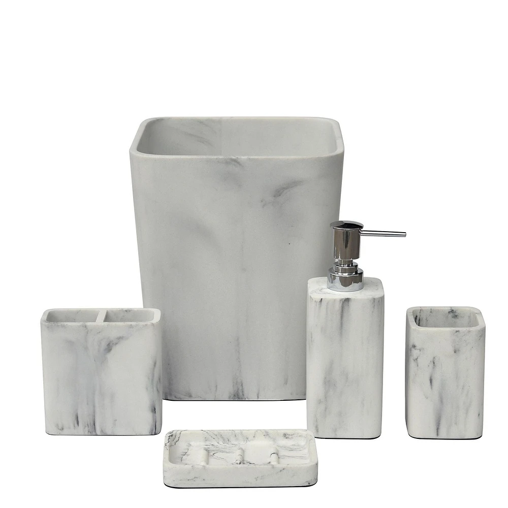 hometrends Faux Marble White Toothbrush Holder, 1 sandstone toothbrush holder for bathroom use, Sandstone toothbrush holder