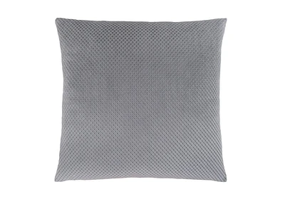 Monarch Specialties Pillows, 18 X 18 Square, Insert Included, Decorative Throw, Accent, Sofa, Couch, Bedroom, Polyester, Hypoallergenic, Grey, Modern