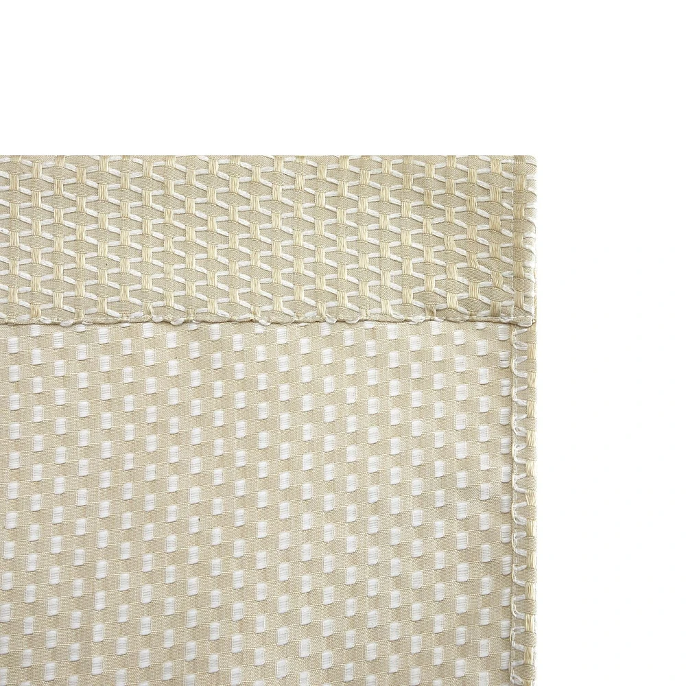 Ensemble de 4 panneaux de rideaux Wave Jacquard Mainstays, Gris Foncé, 27,5" L x 84" H Rideaux de fenêtre 4 pièces à passe-tringle
