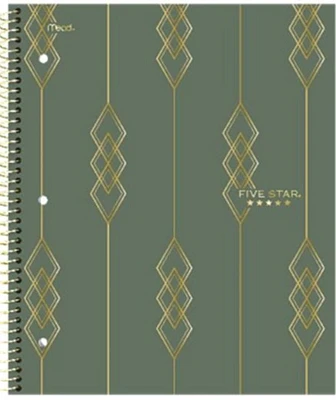 Five Star Style 1 Subject Notebook, Notebook