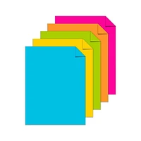 Astrobrights Coloured Cardstock, "Bright" 5-Colour Assortment, 8.5" x 11", 65 lb, 50 Sheets