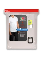 T-Shirt blanc Coolzone de Fruit of the Loom, pq. de 4 Taille S - XL