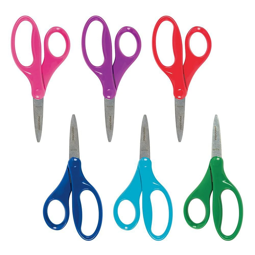 Fiskars Precision-Tip 5" Kids Scissors, Ages 5+