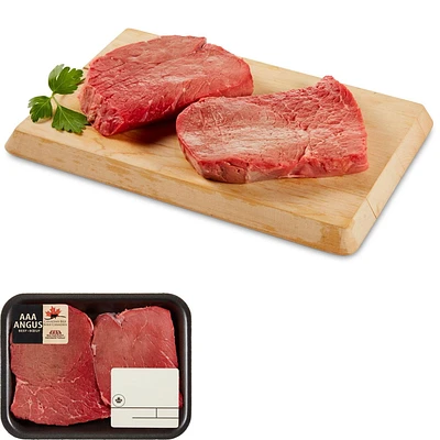 Inside Round Beef Steak, Your Fresh Market, 2 steaks, AAA Angus Beef, 0.35 - 0.57 kg