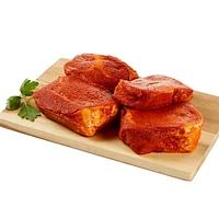 Maple Leaf Boneless Pork Rib Chops With Sweet BBQ Seasoning, 4 chops, 0.65 - 1.05 kg