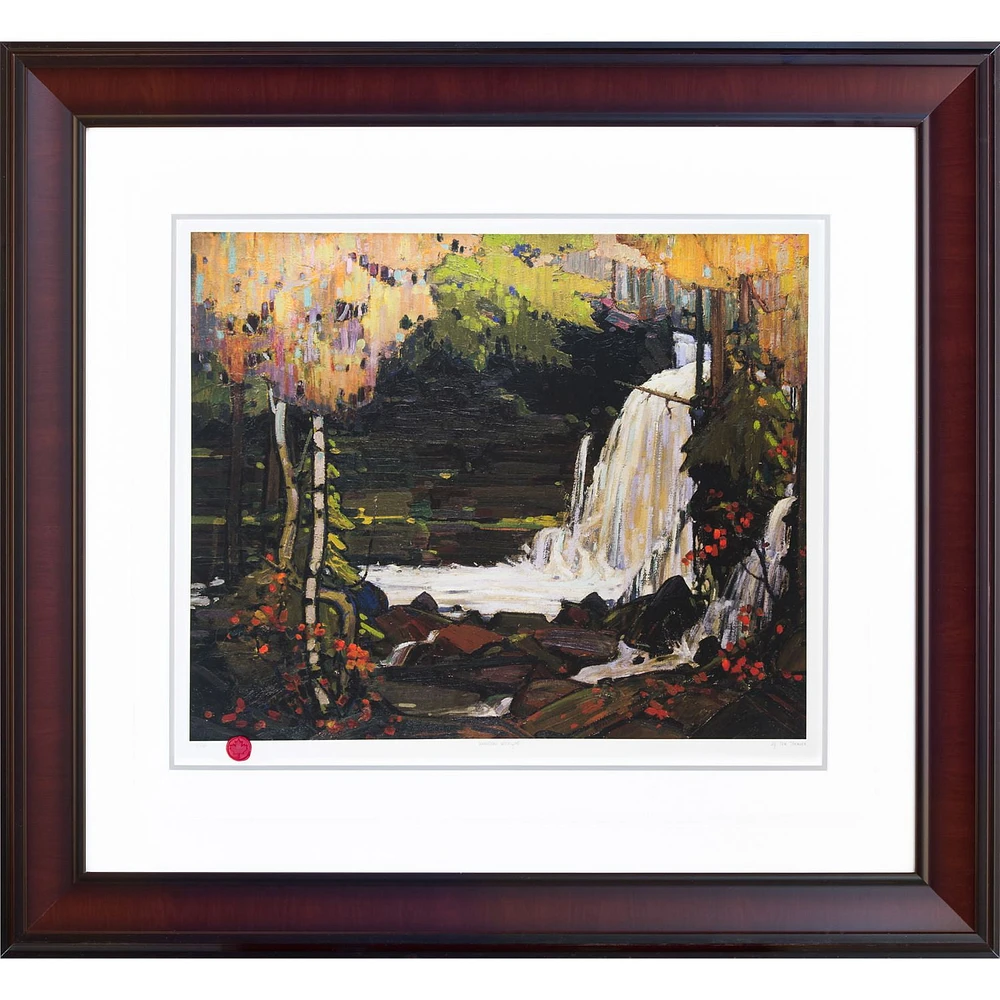 Canadiana Art Woodland Waterfall by Tom Thomson Wall Art