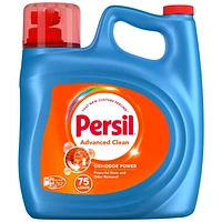 Persil Advanced Clean Oxi+Odor Power Liquid Laundry Detergent, 4.43L, 75 Loads, 4.43L, 75 loads