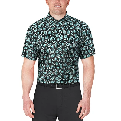 Ben Hogan Polo de Golf à manches courtes imprimé feuillage peint Pour hommes Homme