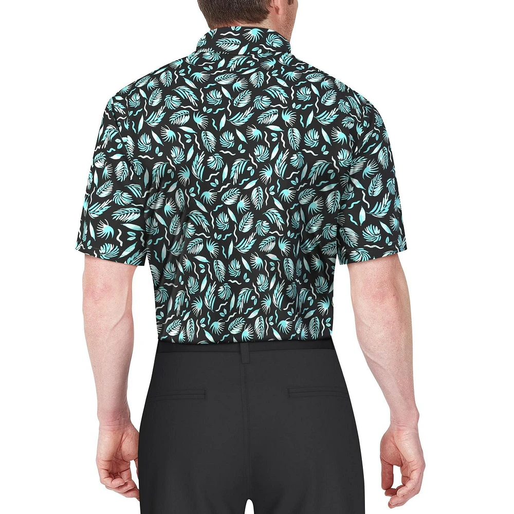 Ben Hogan Polo de Golf à manches courtes imprimé feuillage peint Pour hommes Homme