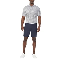 Ben Hogan Polo de Golf à manches courtes imprimé floral printanier Pour hommes Homme