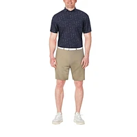Ben Hogan Polo de golf à manches courtes pour homme avec imprimé Tropical Get Away