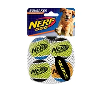 Nerf Tennis Balls Dog Toy, Extra Small, 4 pack