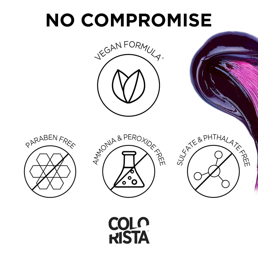 L'Oréal Paris Colorista Semi Permanente Hair Color, Vegan Semi-Permanent Hair Dye