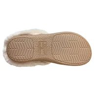 Isotoner® Women's Stacey Cozy Plaid Hoodback Slippers with Plush Faux Fur