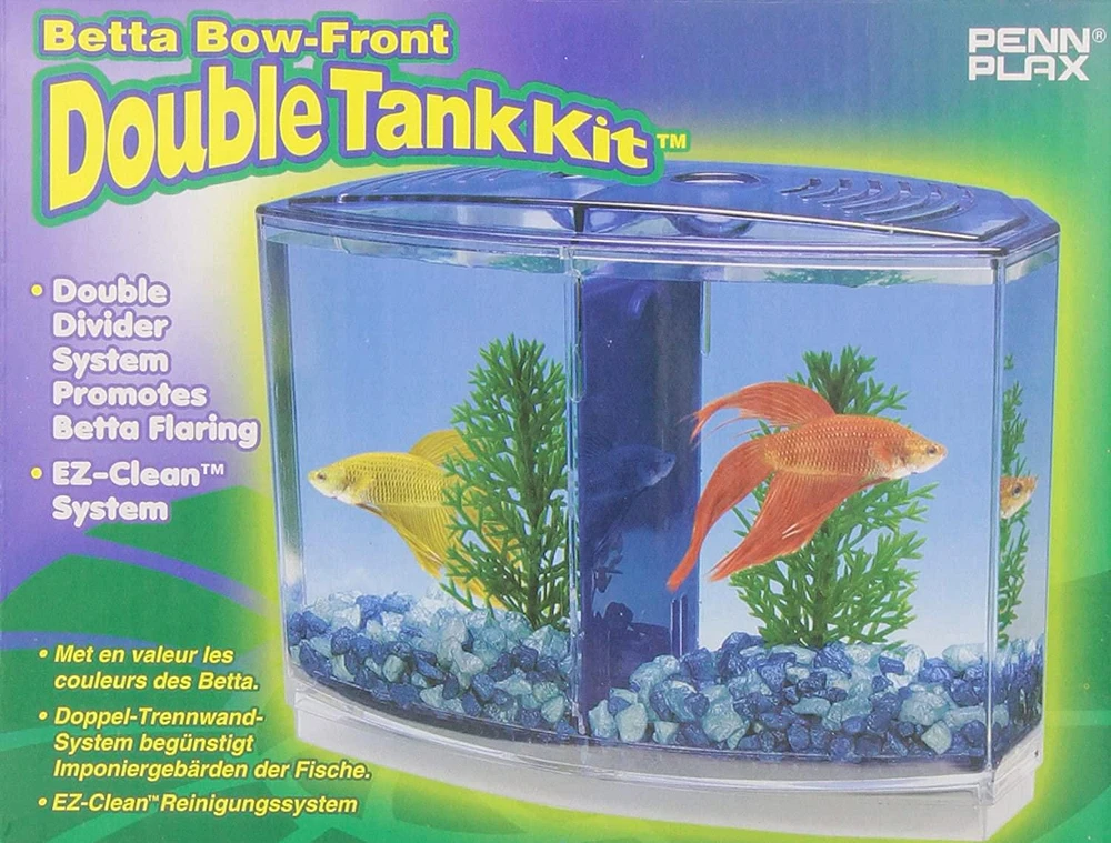Penn-Plax Kit double Bow Beta 0,7 gallon réservoir Betta