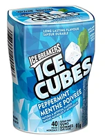 ICE BREAKERS ICE CUBES Peppermint Sugar Free Gum, 40 pieces