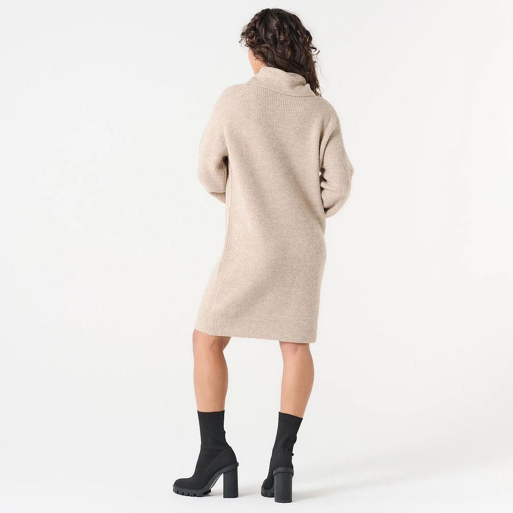 DV ROBE PULL À COL ROND