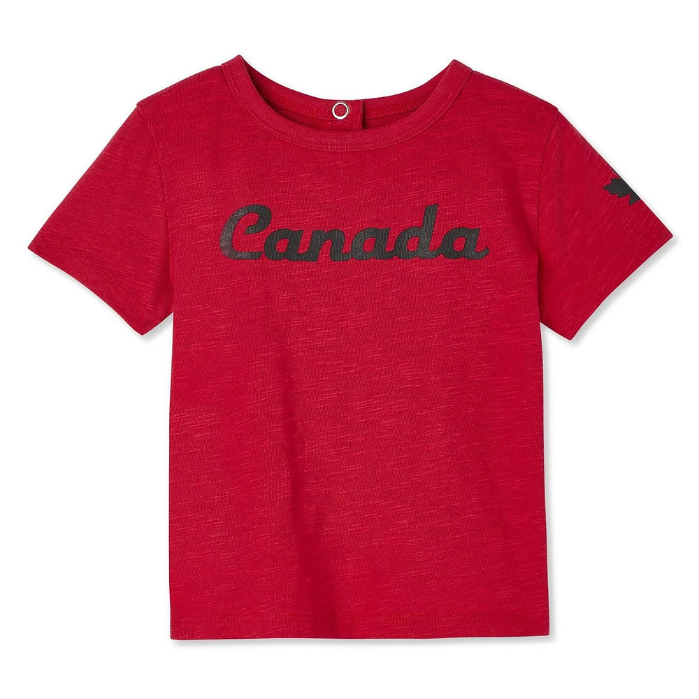T-shirt avec logo Canadiana unisexe pour tout-petits