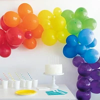 Rainbow Latex Balloon Arch Kit, 1 Kit, 40 Balloons