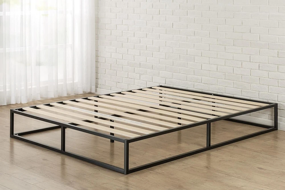 Zinus Joseph 14 Inch Black Metal Platform Bed Frame