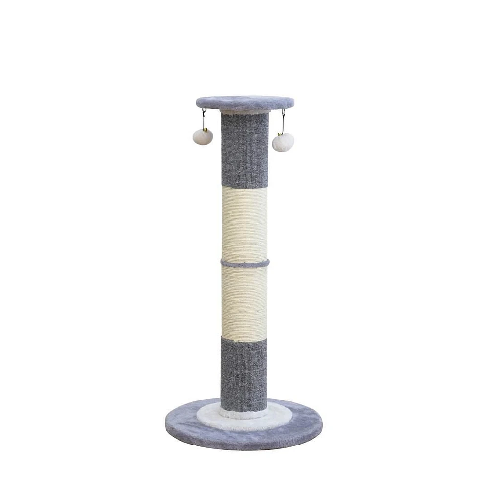 Home4Cat Sisal Scratching Post with Toys