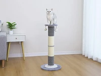 Home4Cat Sisal Scratching Post with Toys