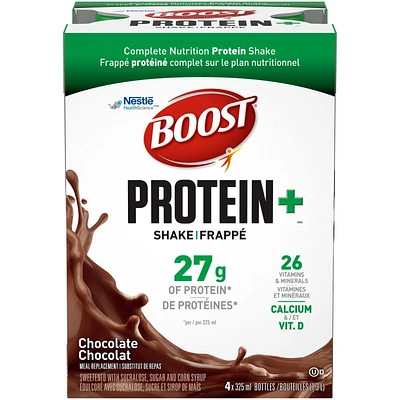 Protein+ Shake Meal Replacement, 4 x 325 ML